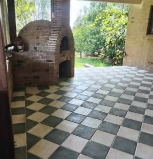 Farmhouse checkered tiles Australia